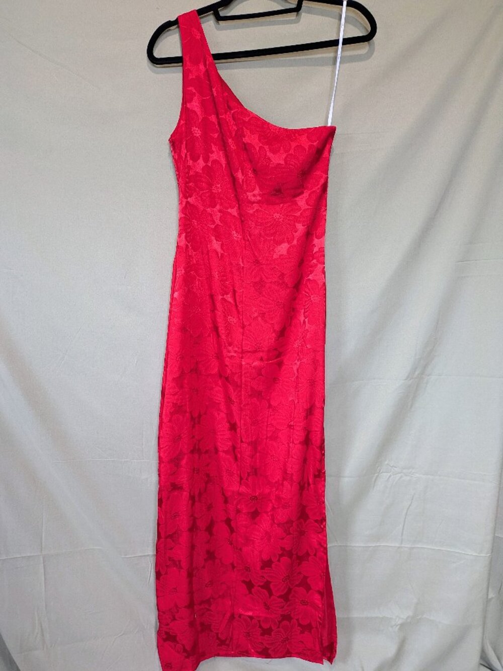Lulu Red Satin Formal Dress